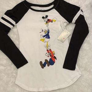 DISNEY 60% cotton children’s 3/4 sleeve tunic NWTin size 3/5 small